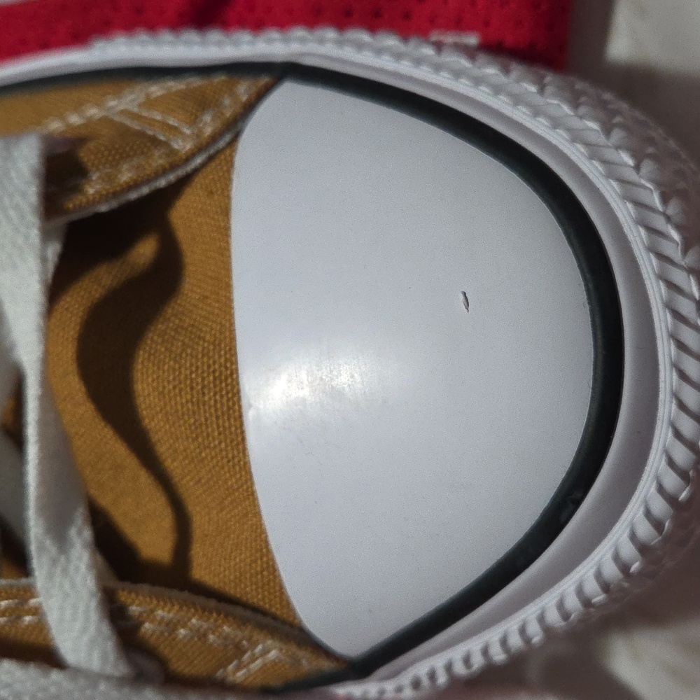 Converse Chuck Taylor All Star Hi Canvas Sneaker 'Wheat/White' A09971C Mustard - Picture 9 of 14
